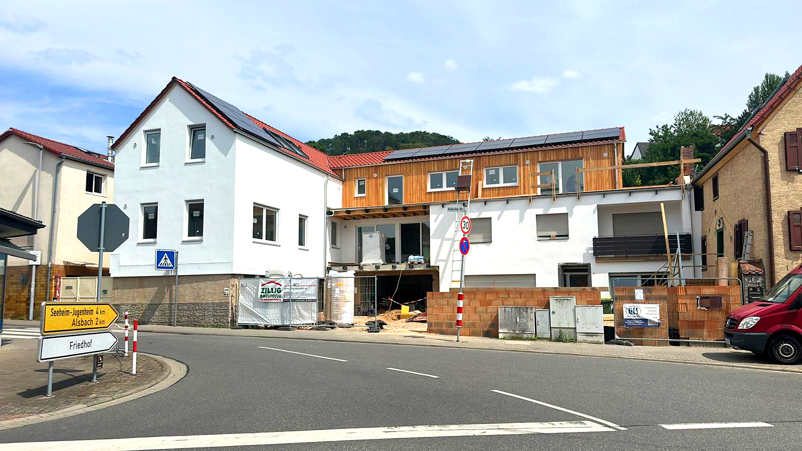 Fassade nach dem Ausbau