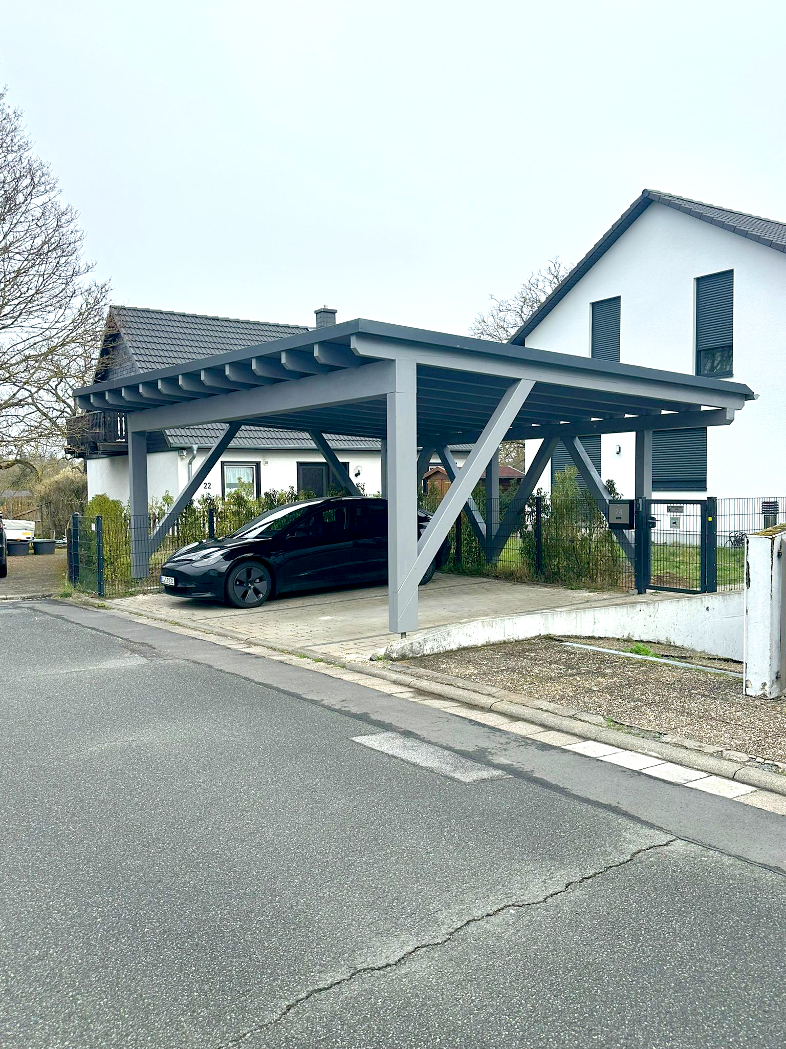 Carport aus Holz