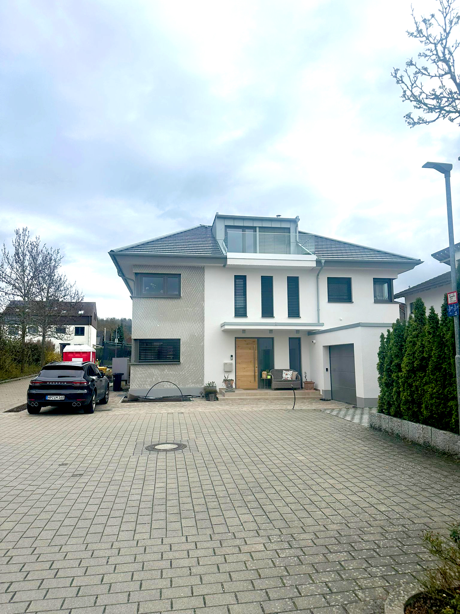 Ansicht des Wohnhauses